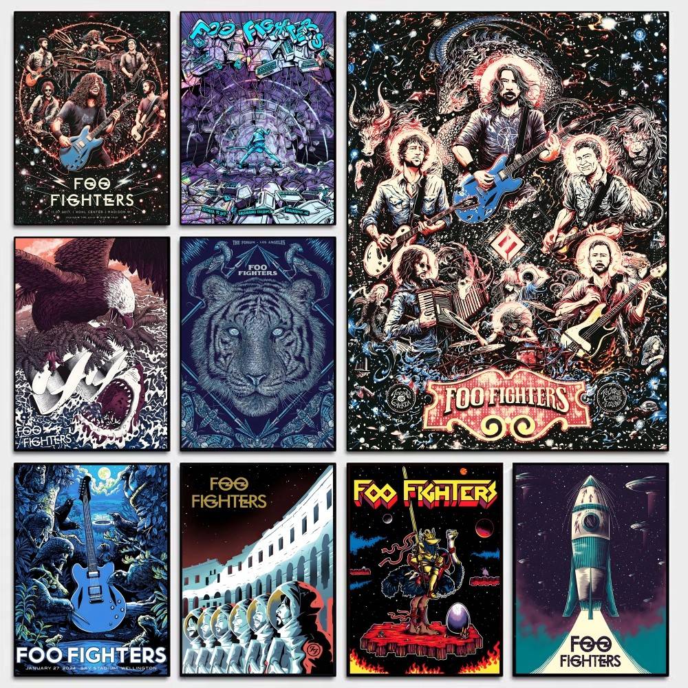Vintage Collectible Posters - Klasik Grup Koleksiyonu Foo Fighters Klasik