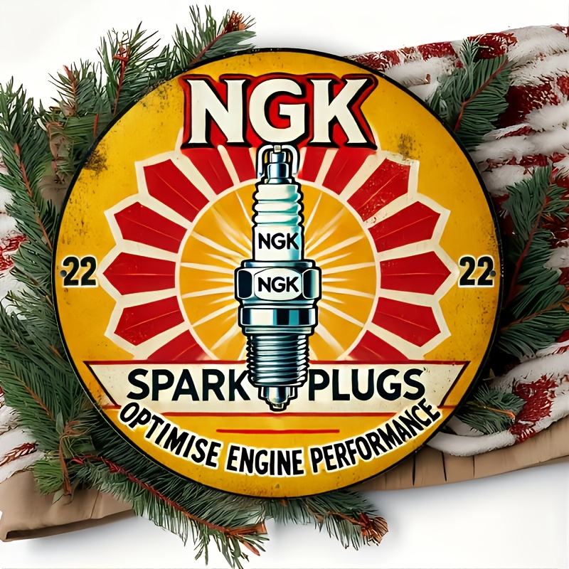 NGK Buji Metal Tabela, 20.32x2 - Vintage Collectible Plates incelemesi ve fiyatı