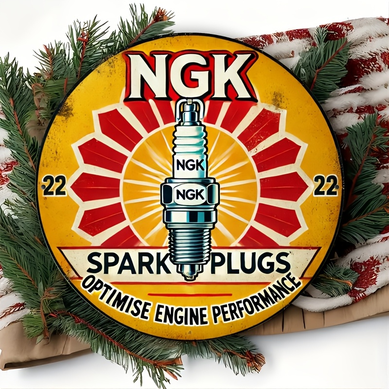 NGK Buji Metal Tabela, 20.32x2 - Vintage Collectible Plates incelemesi ve fiyatı