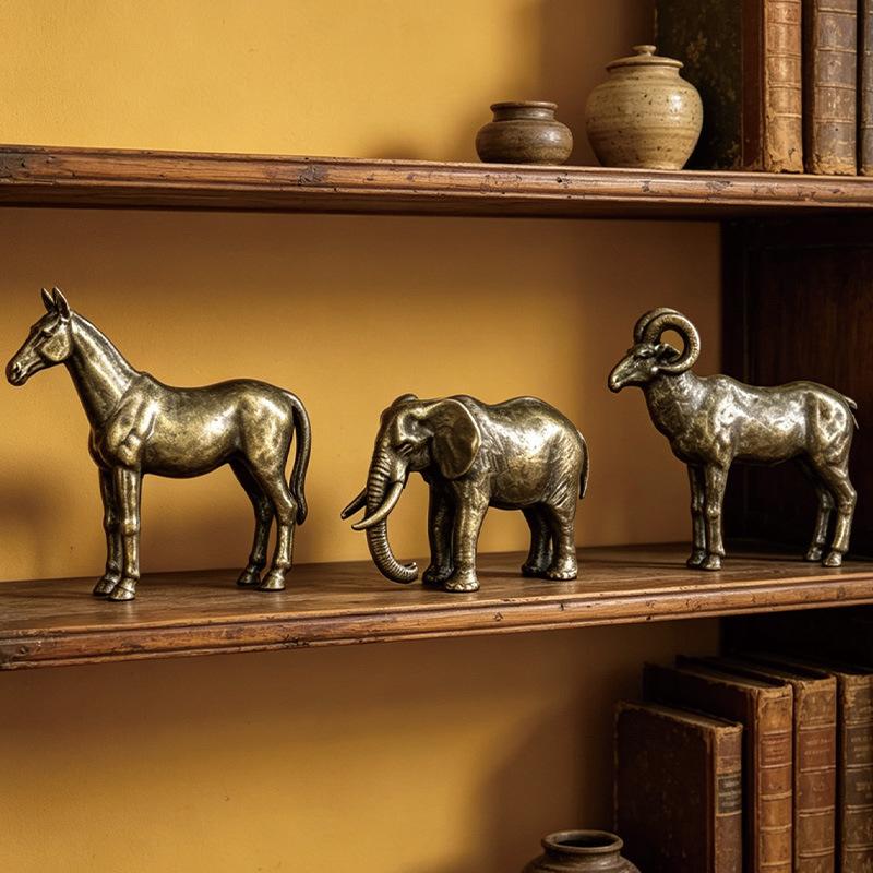 Masif Pirinç Hayvan Figürleri  - Vintage Collectibles Store incelemesi ve fiyatı